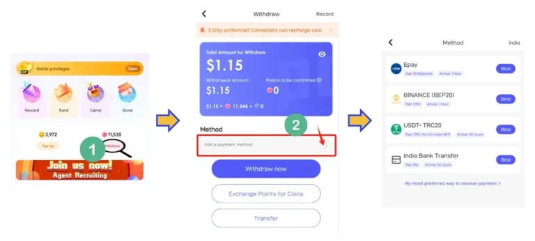 Withdraw Process